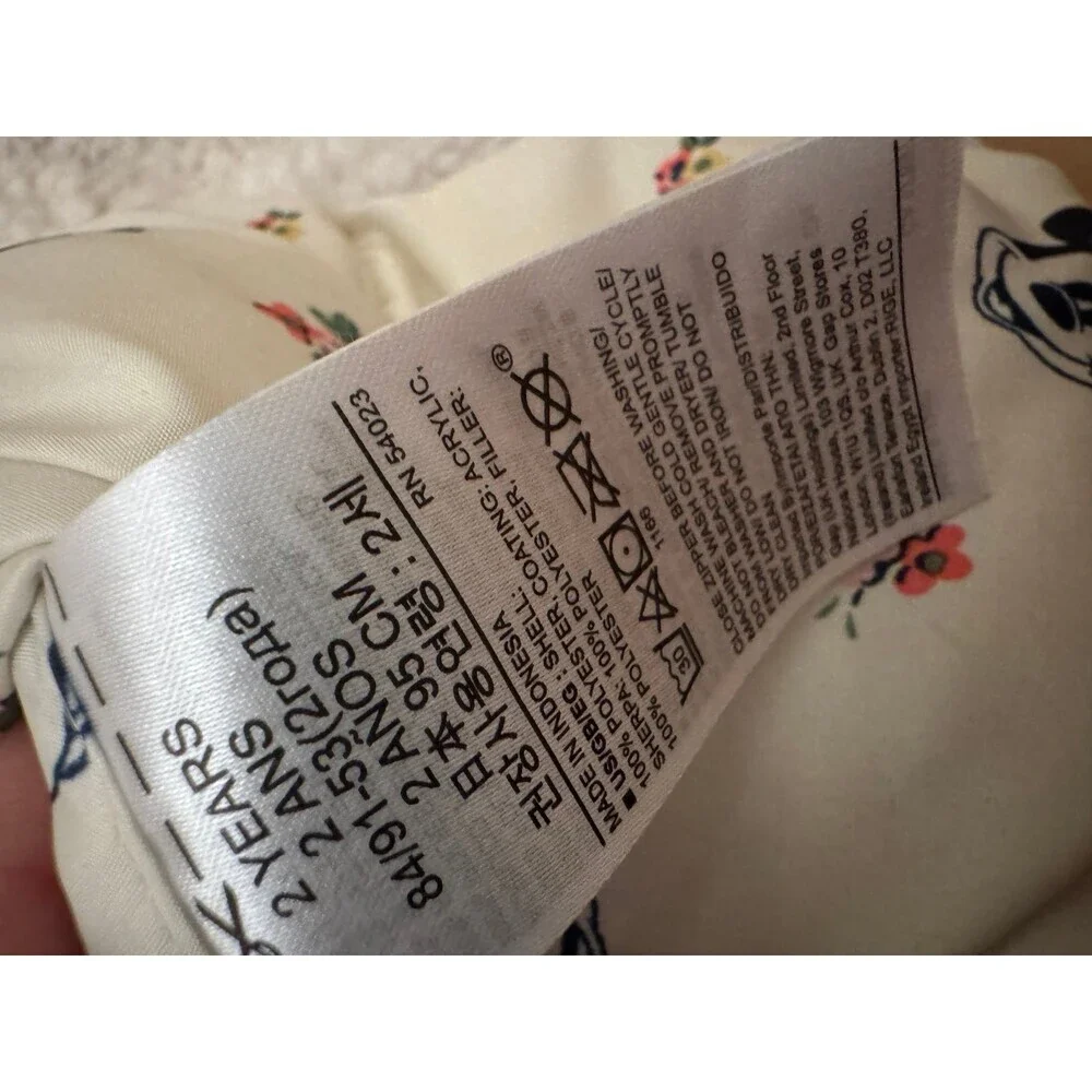 GAP Minnie Mouse Reversible Puffer